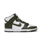 Nike Dunk High Retro Cargo Khaki (2021) – boční pohled | Purekickz