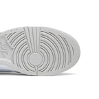 Nike Dunk High Retro White Vast Grey – pohled shora | Purekickz