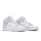 Nike Dunk High Retro White Vast Grey – lifestyle foto | Purekickz
