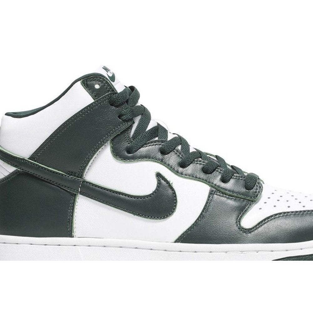 Nike Dunk High Spartan Green – detail | Purekickz