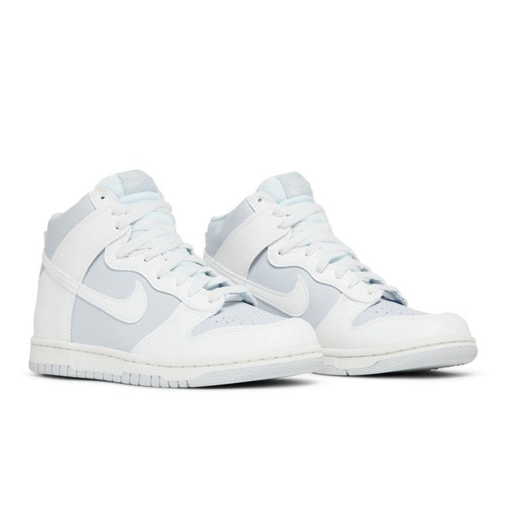 Nike Dunk High Summit White Football Grey (GS) – lifestyle foto | Purekickz