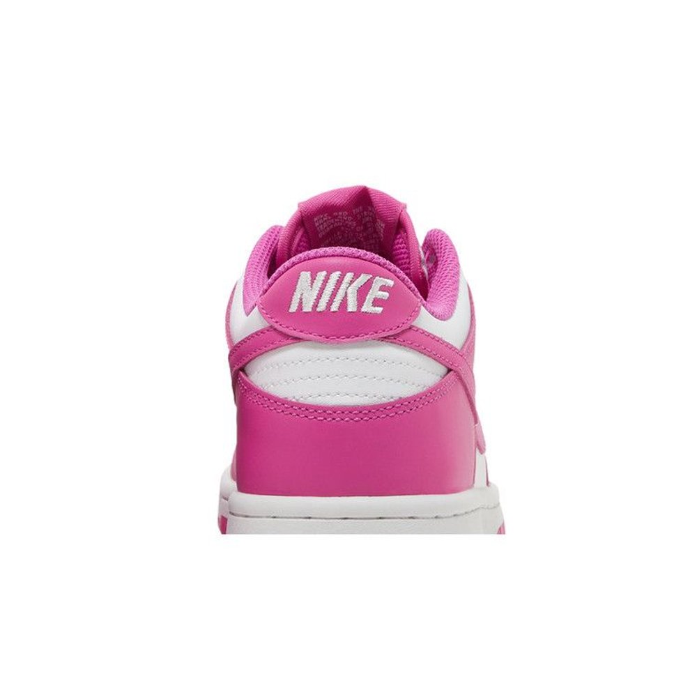 Nike Dunk Low Active Fuchsia (GS) – detail materiálu | Purekickz