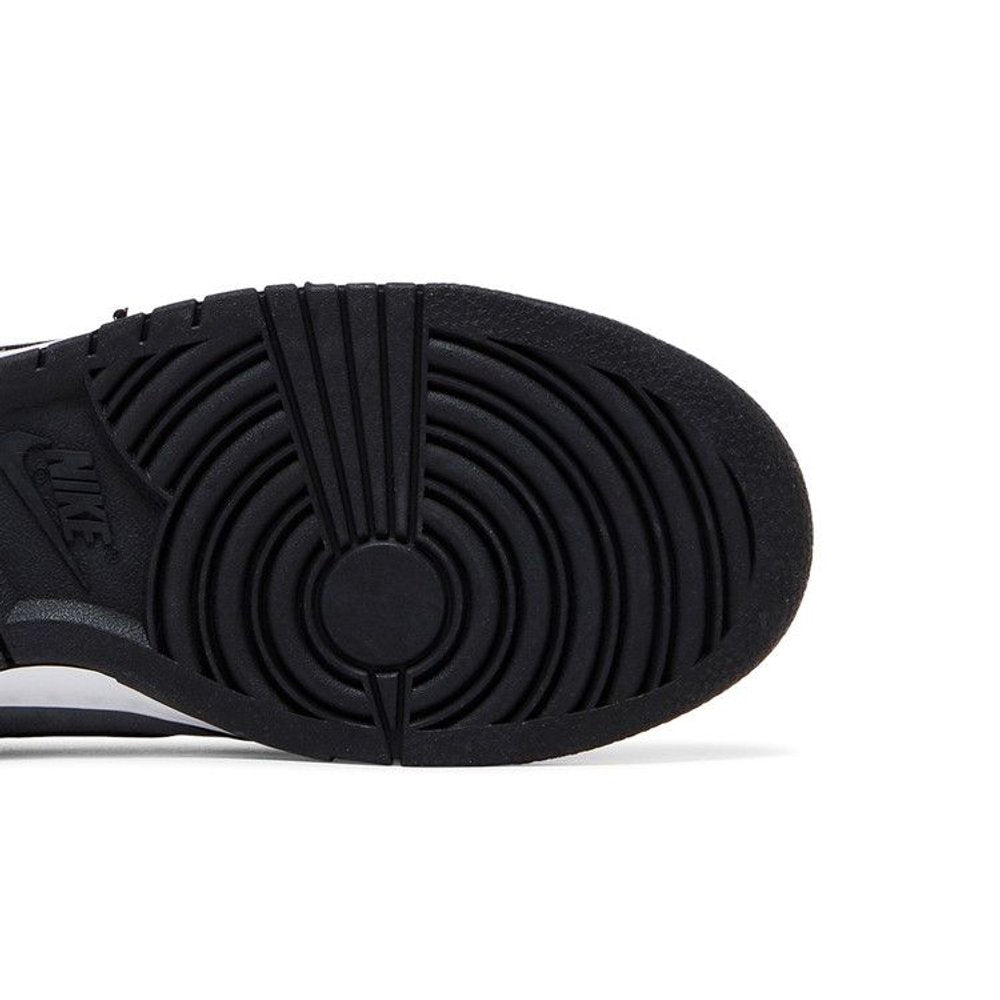 Nike Dunk Low Black Cool Grey Volt Mini Swoosh – pohled shora | Purekickz