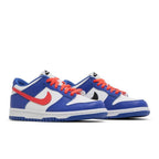 Nike Dunk Low Bright Crimson Game Royal (GS) – lifestyle foto | Purekickz