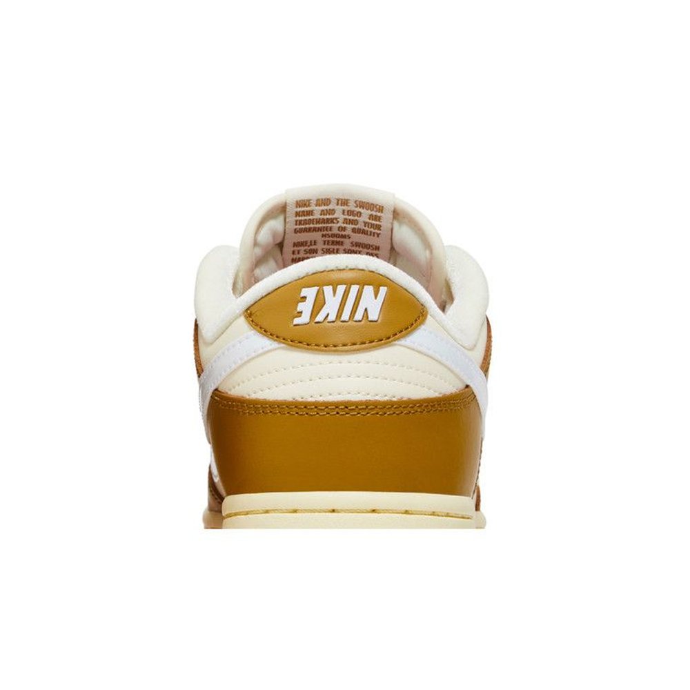 Nike Dunk Low Bronzine Pink (W) – detail materiálu | Purekickz