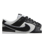 Nike Dunk Low Chenille Swoosh - Black Grey Fog – detail | Purekickz
