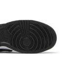 Nike Dunk Low Chenille Swoosh - Black Grey Fog – pohled shora | Purekickz