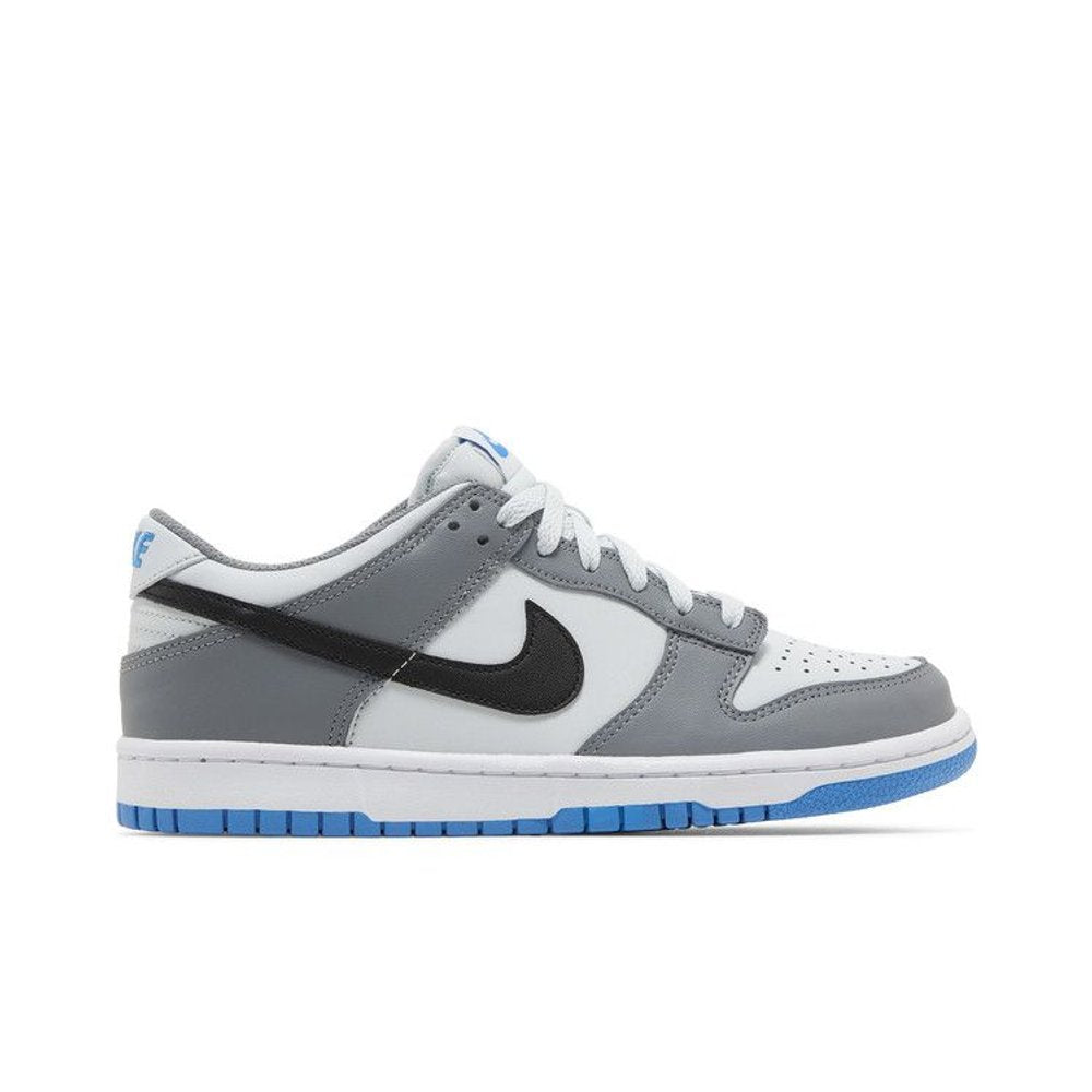 Nike Dunk Low Cool Grey Light Photo Blue (GS) – boční pohled | Purekickz