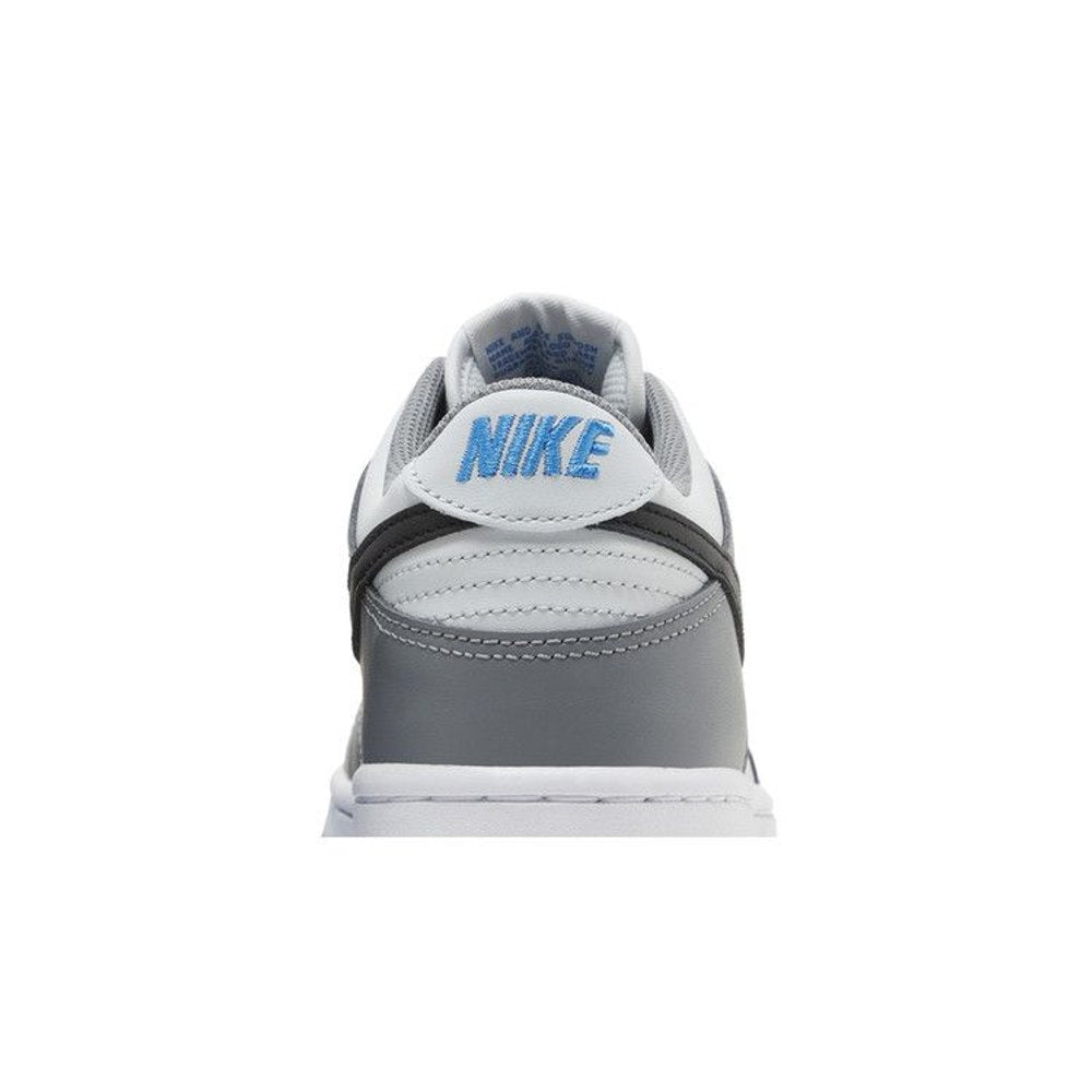 Nike Dunk Low Cool Grey Light Photo Blue (GS) – detail materiálu | Purekickz