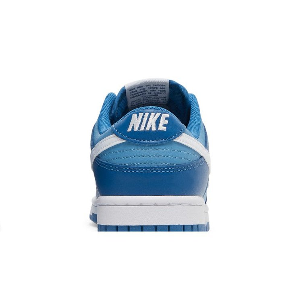 Nike Dunk Low Dark Marina Blue – detail materiálu | Purekickz