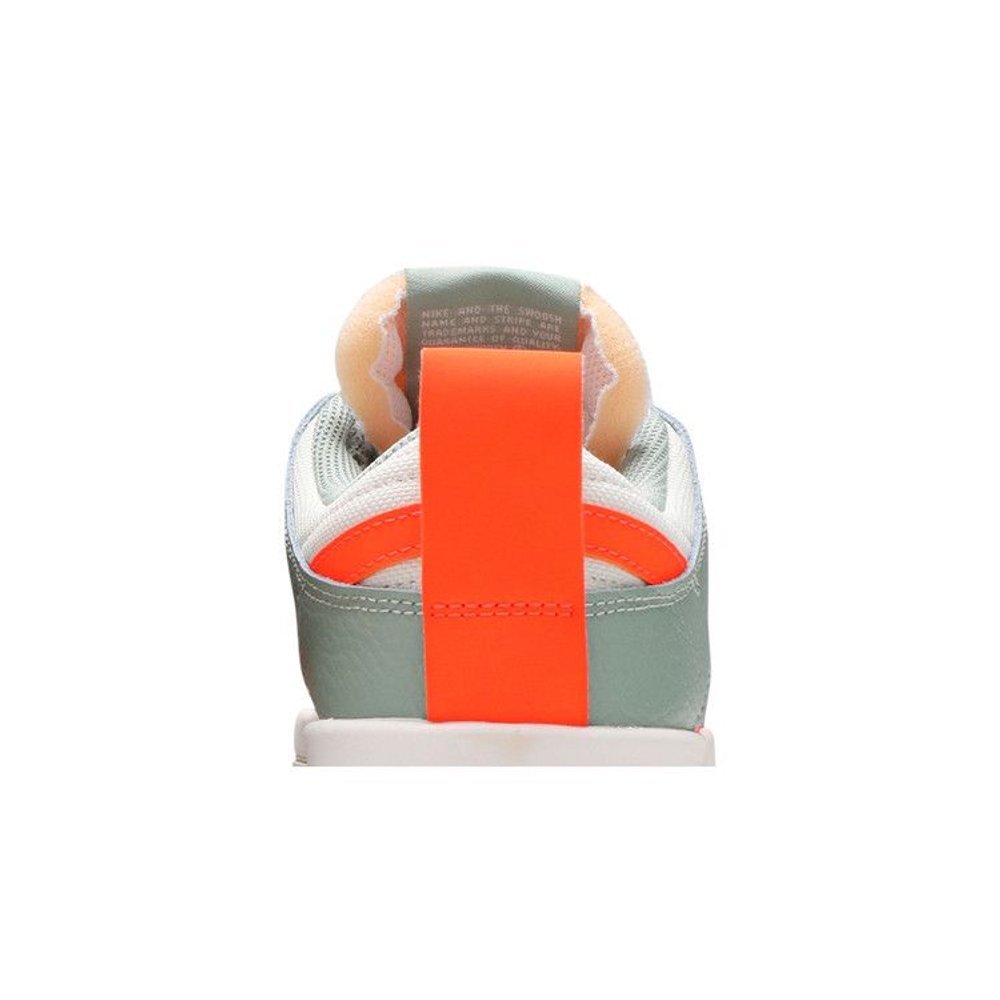 Nike Dunk Low Disrupt Sea Glass Crimson – detail materiálu | Purekickz