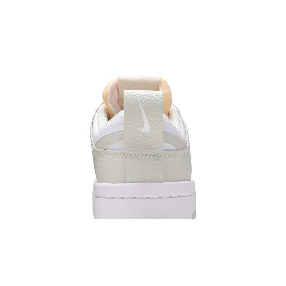 Nike Dunk Low Disrupt Sea Glass White – detail materiálu | Purekickz