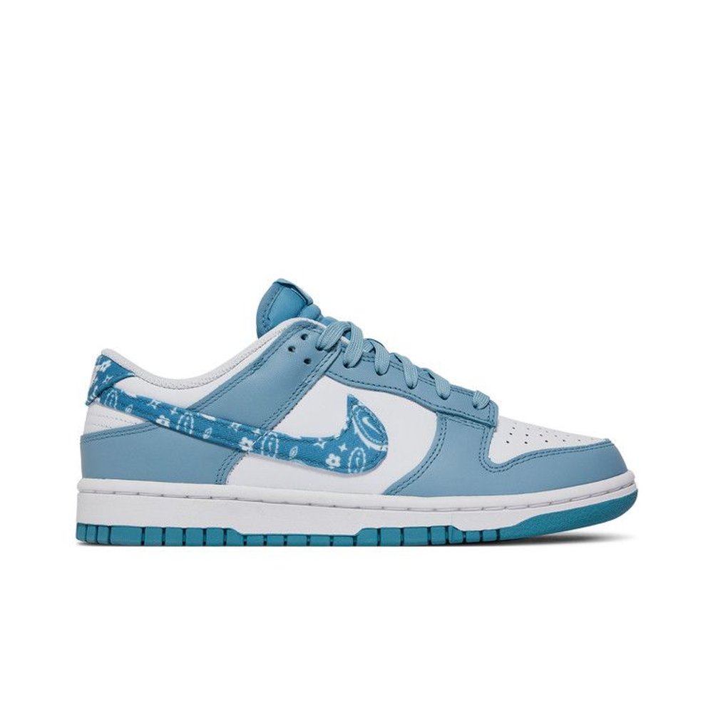 Nike Dunk Low Essential Paisley Pack Worn Blue (W) – boční pohled | Purekickz