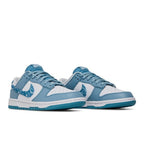 Nike Dunk Low Essential Paisley Pack Worn Blue (W) – lifestyle foto | Purekickz