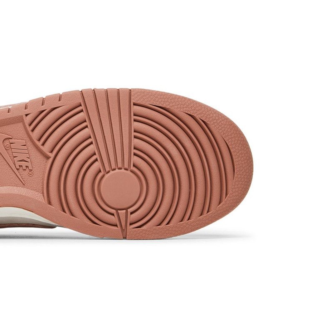 Nike Dunk Low Fossil Rose – pohled shora | Purekickz