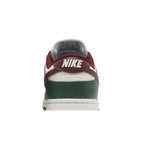 Nike Dunk Low Gorge Green Team Red – detail materiálu | Purekickz