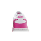 Nike Dunk Low Laser Fuchsia (GS) – detail materiálu | Purekickz