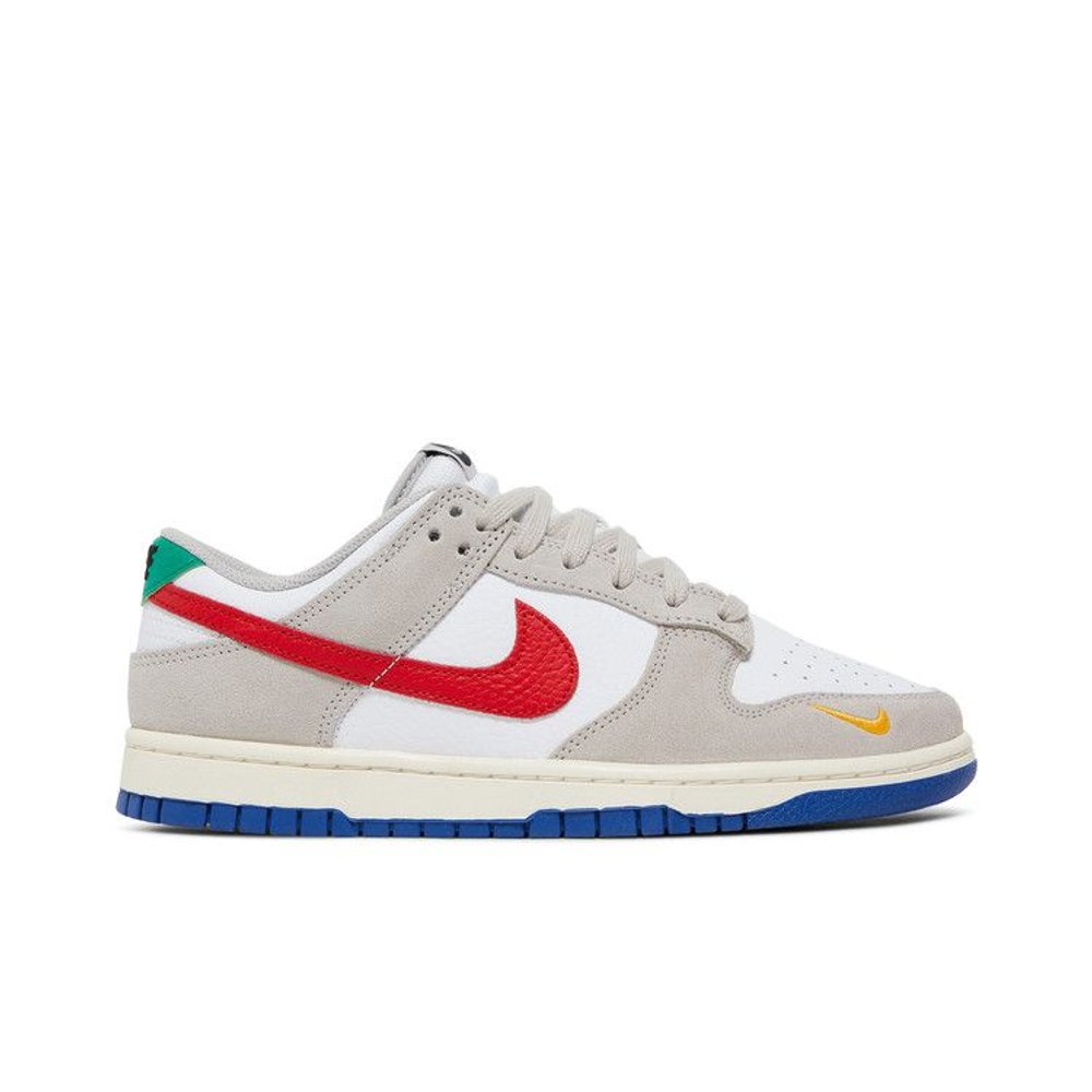Nike Dunk Low Light Iron Ore Red Blue – boční pohled | Purekickz