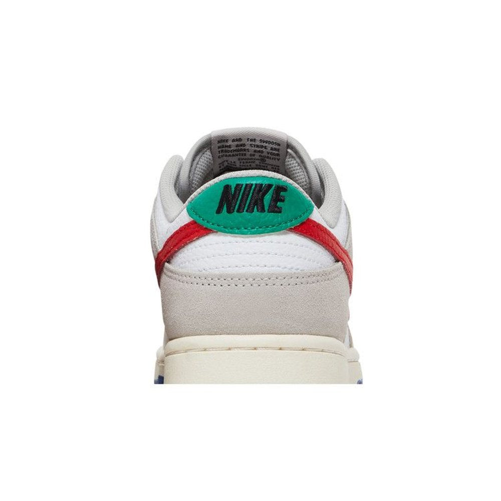Nike Dunk Low Light Iron Ore Red Blue – detail materiálu | Purekickz