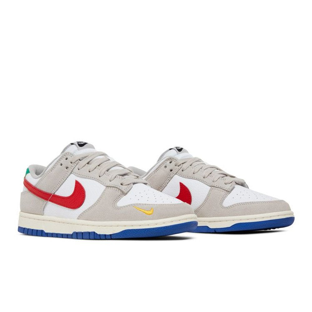 Nike Dunk Low Light Iron Ore Red Blue – lifestyle foto | Purekickz