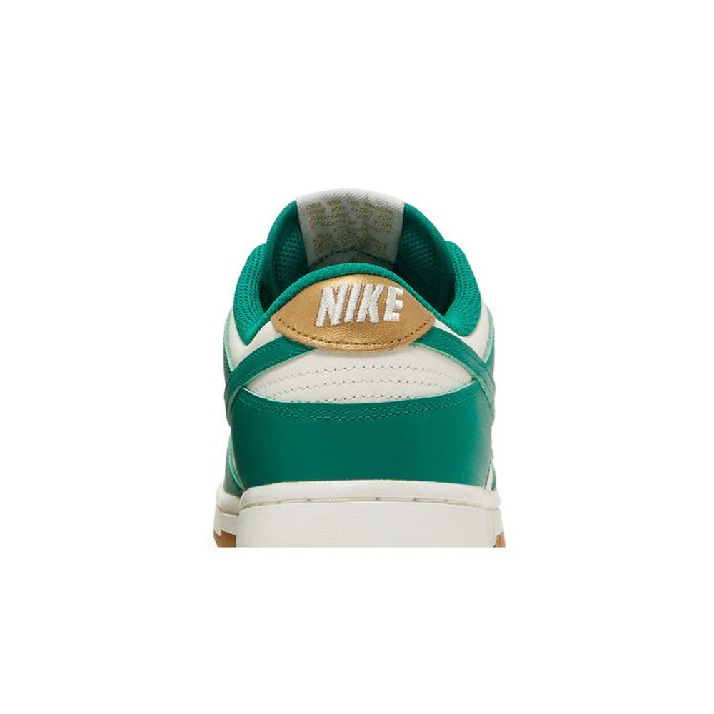 Nike Dunk Low Malachite University Gold (W) – detail materiálu | Purekickz