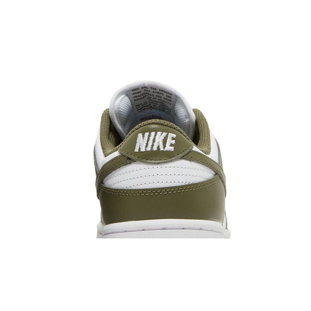 Nike Dunk Low Medium Olive (W) – detail materiálu | Purekickz