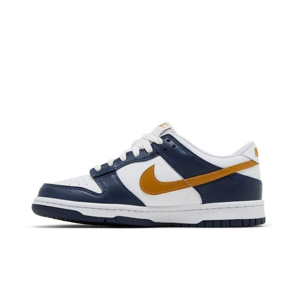 Nike Dunk Low Midnight Navy Wheat (GS) – hlavní pohled | Purekickz