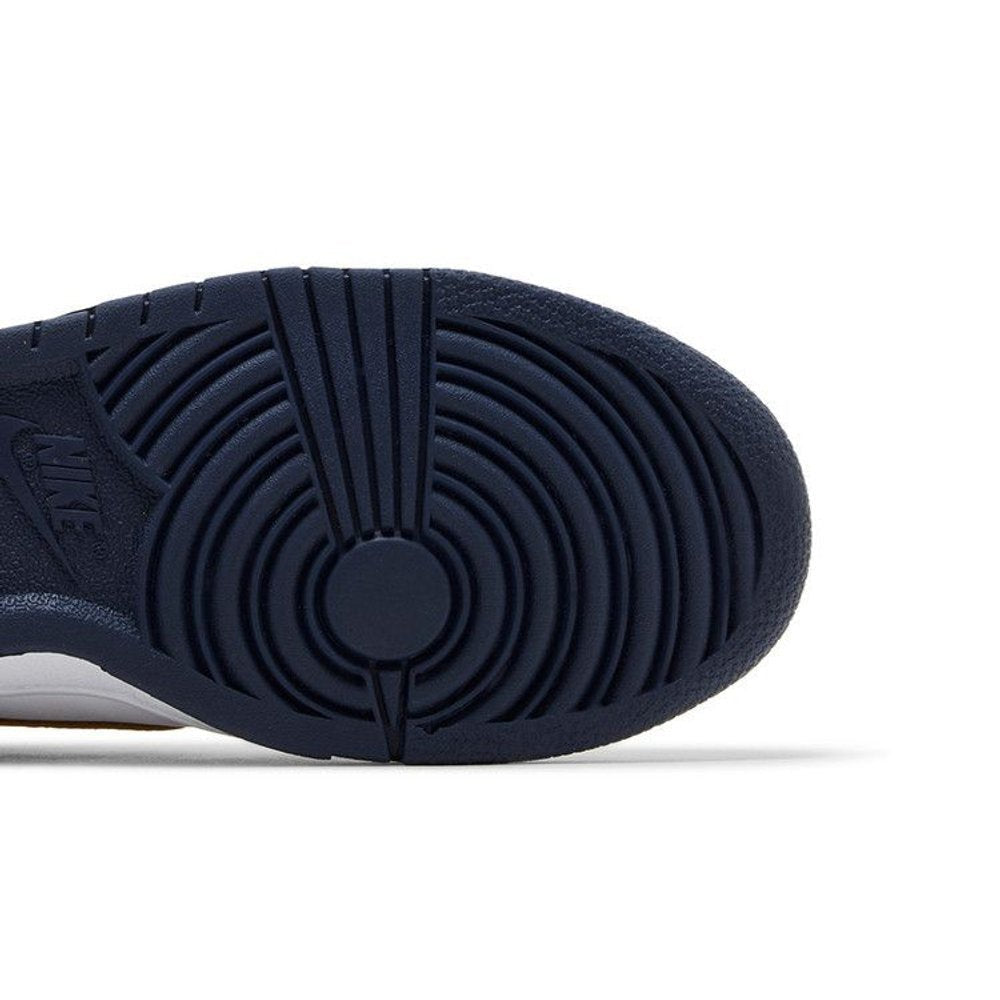 Nike Dunk Low Midnight Navy Wheat (GS) – pohled shora | Purekickz
