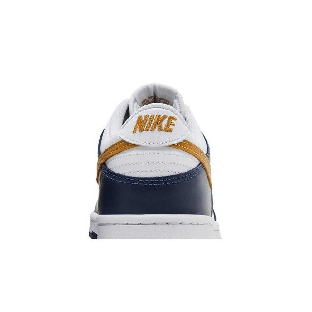 Nike Dunk Low Midnight Navy Wheat (GS) – detail materiálu | Purekickz