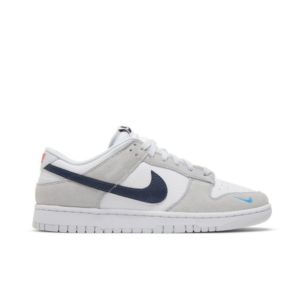Nike Dunk Low Mini Swoosh Grey – boční pohled | Purekickz