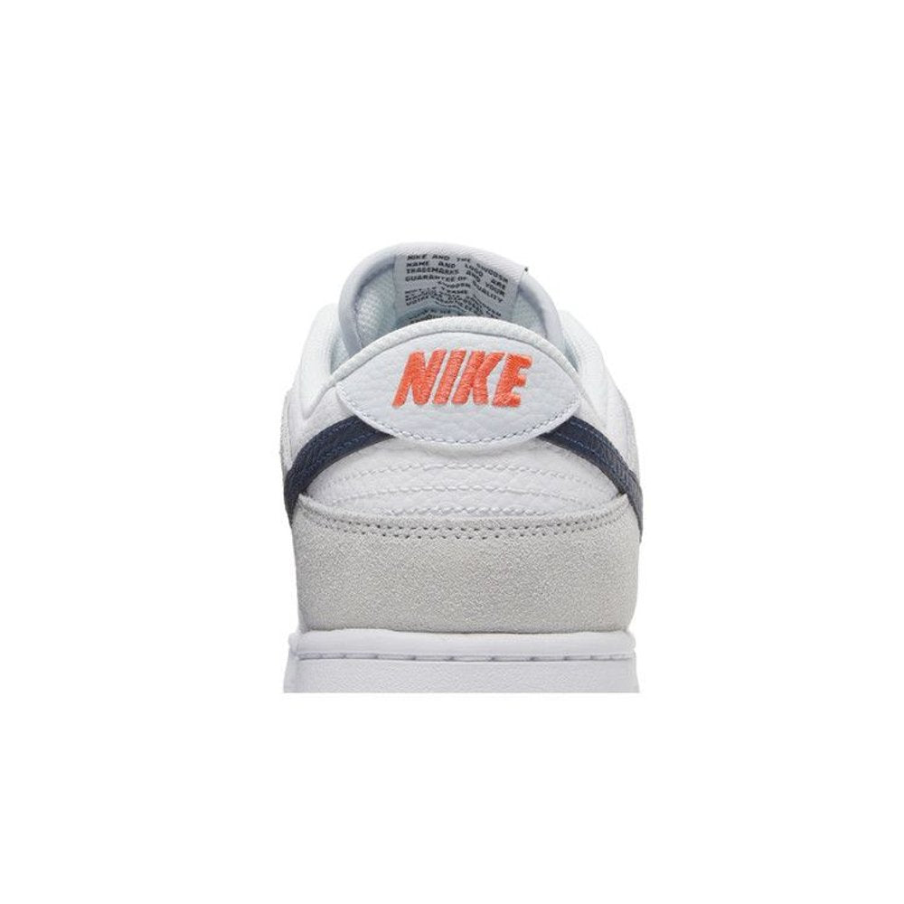 Nike Dunk Low Mini Swoosh Grey – detail materiálu | Purekickz