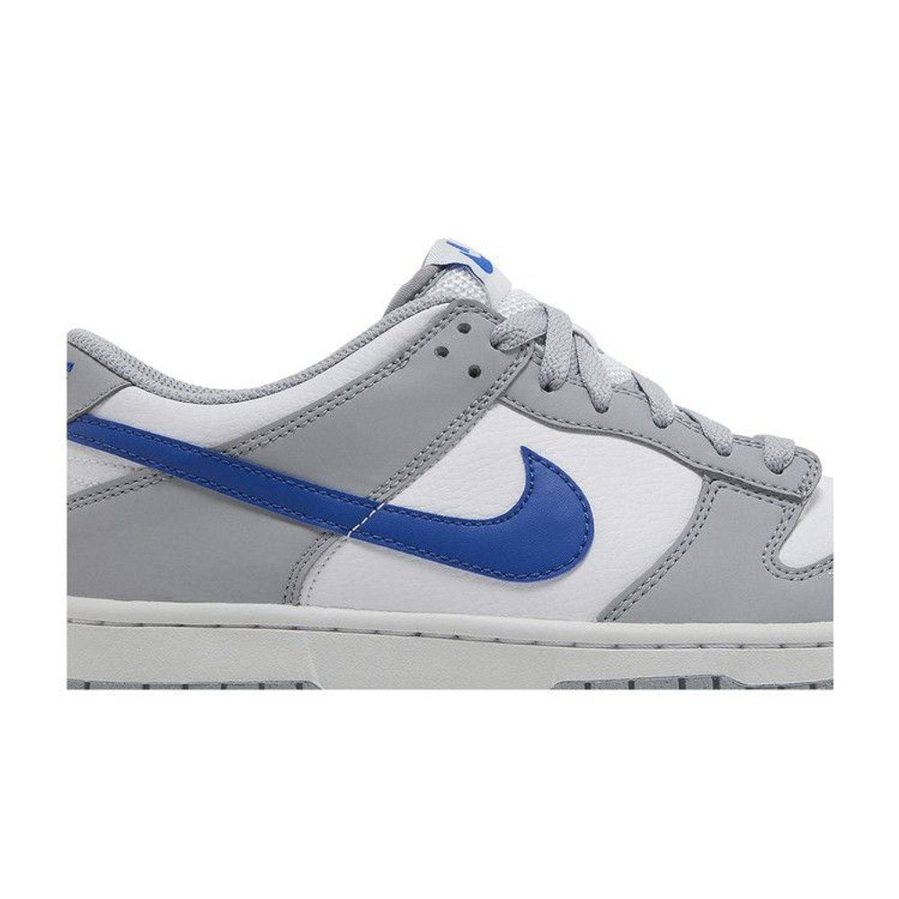 Nike Dunk Low Mini Swoosh Wolf Grey Game Royal (GS) – detail | Purekickz