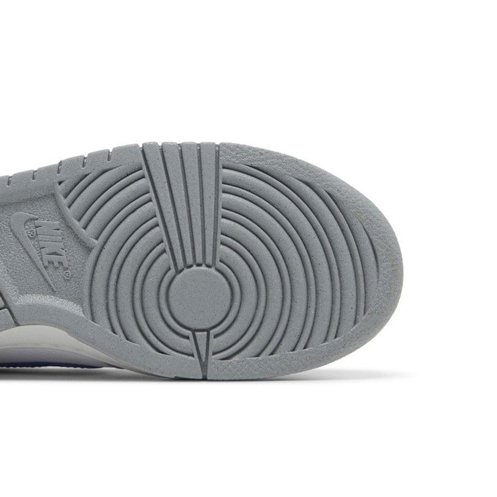 Nike Dunk Low Mini Swoosh Wolf Grey Game Royal (GS) – pohled shora | Purekickz