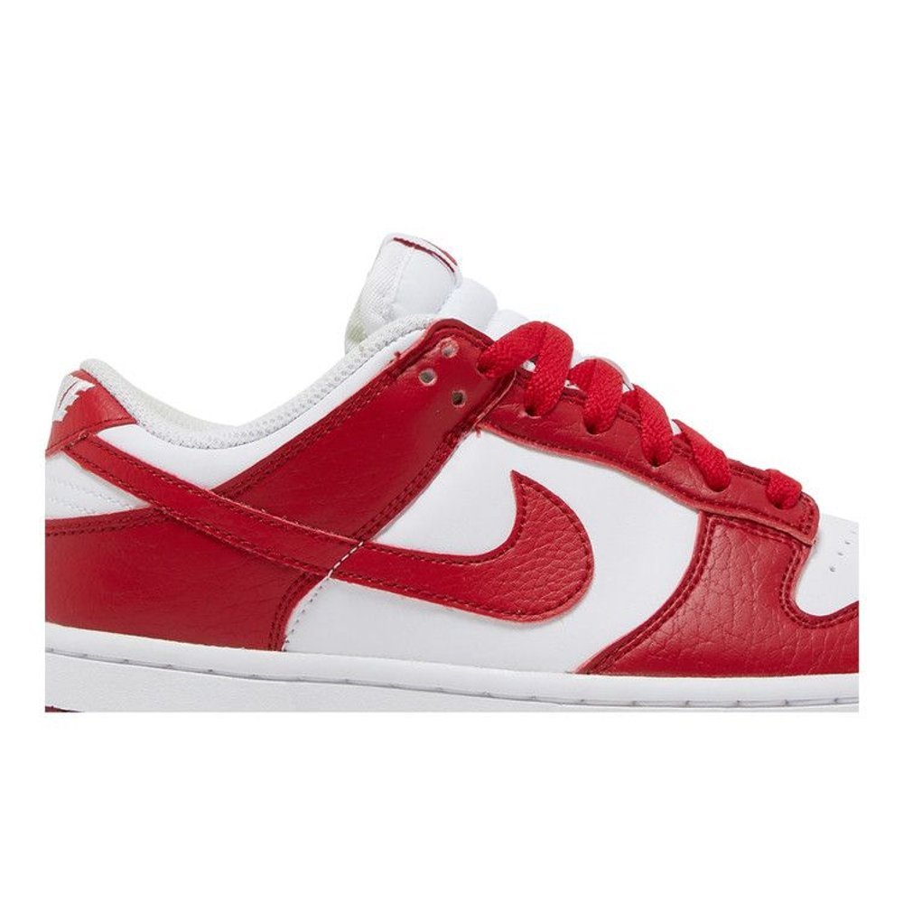 Nike Dunk Low Next Nature White Gym Red – detail | Purekickz