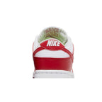 Nike Dunk Low Next Nature White Gym Red – detail materiálu | Purekickz