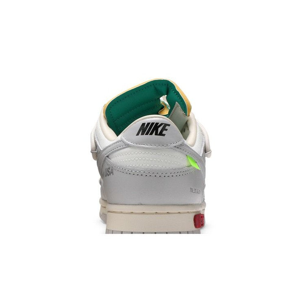 Nike Dunk Low Off-White Lot 25 – detail materiálu | Purekickz