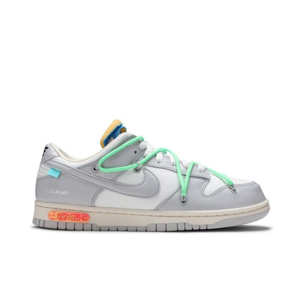 Nike Dunk Low Off-White Lot 26 – boční pohled | Purekickz