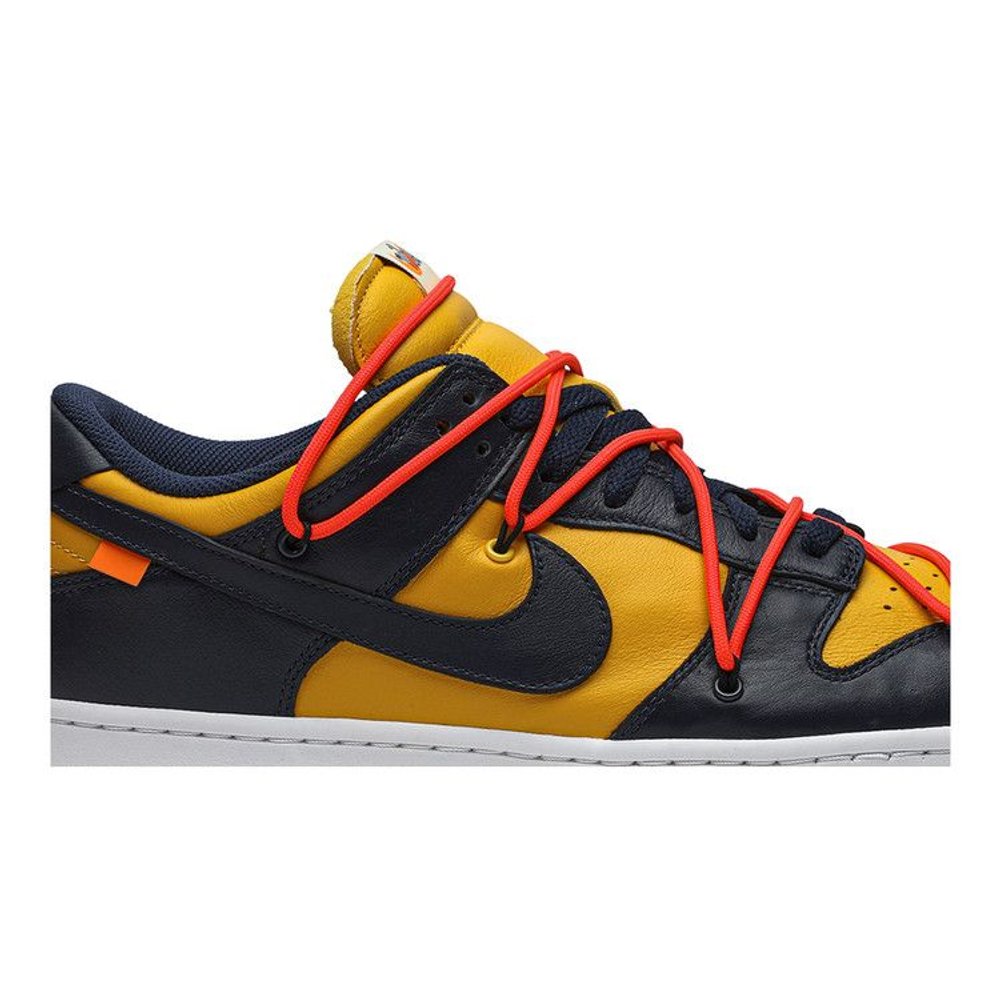 Nike Dunk Low Off-White University Gold – detail | Purekickz