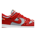 Nike Dunk Low Off-White University Red – detail | Purekickz