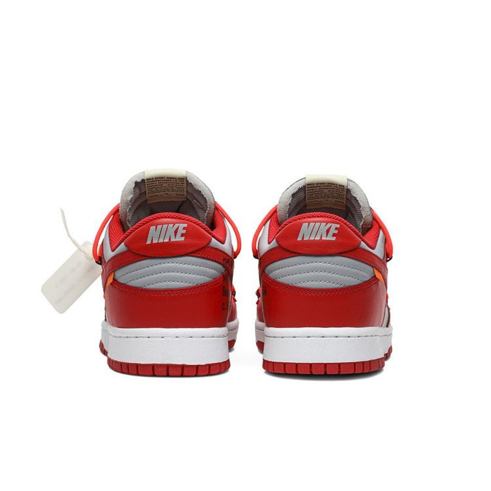 Nike Dunk Low Off-White University Red – podrážka | Purekickz