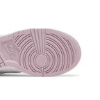 Nike Dunk Low Pink Corduroy – pohled shora | Purekickz