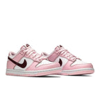 Nike Dunk Low Pink Foam Red White (GS) – lifestyle foto | Purekickz