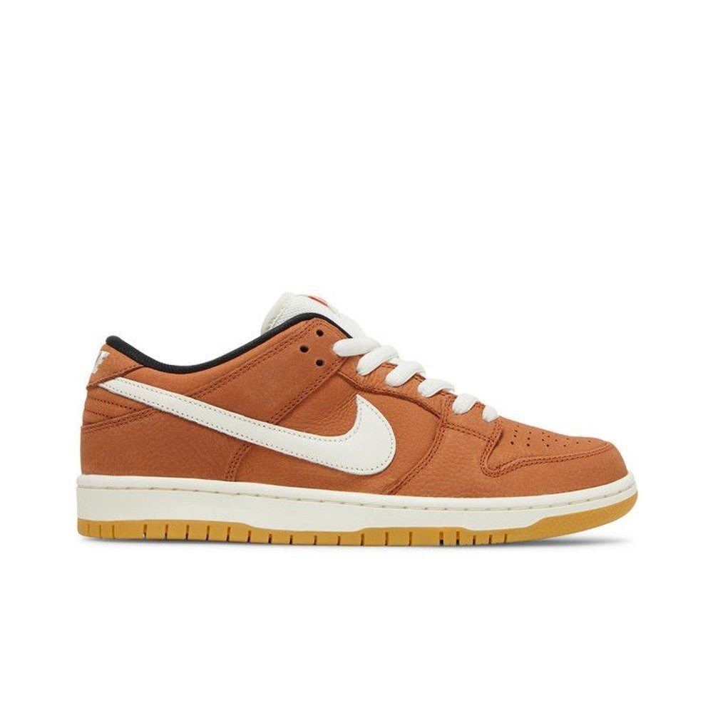 Nike Dunk Low Pro ISO SB Dark Russet – boční pohled | Purekickz