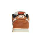 Nike Dunk Low Pro ISO SB Dark Russet – detail materiálu | Purekickz