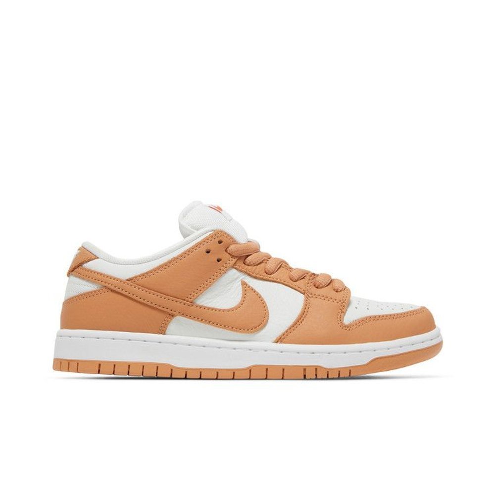 Nike Dunk Low Pro ISO SB Light Cognac – boční pohled | Purekickz