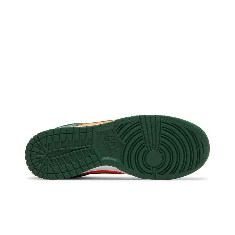 Nike Dunk Low Retro Miami Hurricanes – zadní pohled | Purekickz