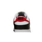Nike Dunk Low Retro Red Swoosh Panda – detail materiálu | Purekickz