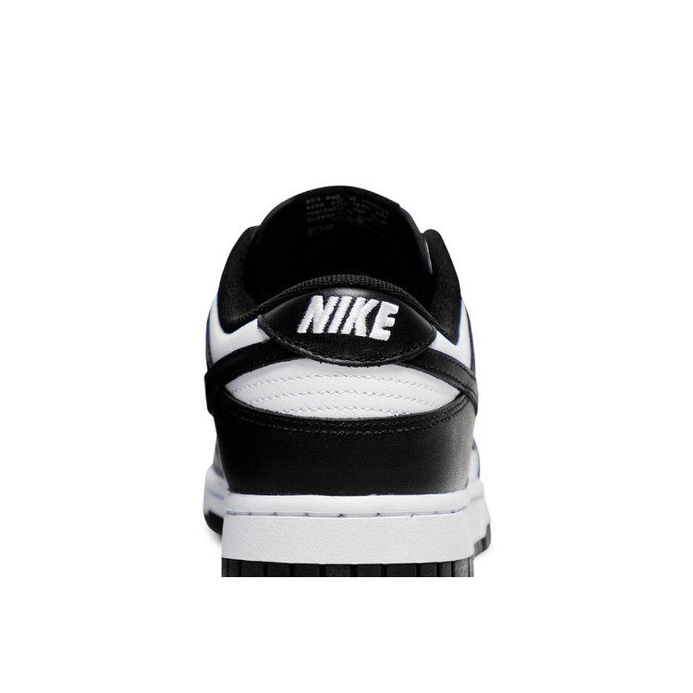 Nike Dunk Low Retro White Black Panda – detail materiálu | Purekickz