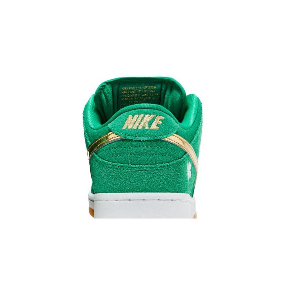 Nike Dunk Low SB St. Patrick’s Day – detail materiálu | Purekickz
