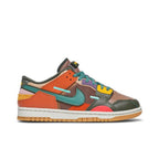 Nike Dunk Low Scrap Archeo Brown – boční pohled | Purekickz